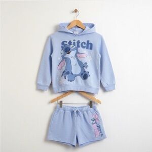 Disney Stitch Kids Set - Light Blue